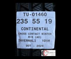 4 PNEUMATICI 235/55 R19 CONTINENTAL INVERNALI 90% - 11