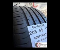 2 PNEUMATICI 205/45 R17 CONTINENTAL ESTIVE