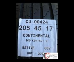 2 PNEUMATICI 205/45 R17 CONTINENTAL ESTIVE