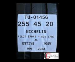4 PNEUMATICI 255/45 R20 MICHELIN ESTIVE - 10
