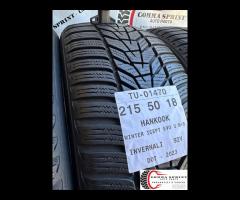 4 PNEUMATICI 215/50 R18 HANKOOK INVERNALI 75% - 8