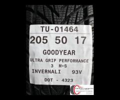 4 PNEUMATICI 205/50 R17 GOODYEAR INVERNALI 95% - 10
