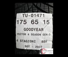 4 PNEUMATICI 175/65 R15 GOODYEAR 4 STAGIONI - 11