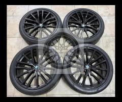 Cerchi 22 neri e pneumatici originali Bmw X5 X6