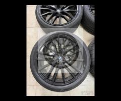 Cerchi 22 neri e pneumatici originali Bmw X5 X6
