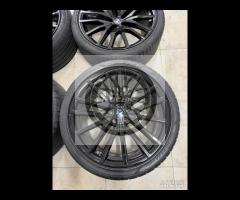 Cerchi 22 neri e pneumatici originali Bmw X5 X6