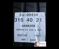2 PNEUMATICI 315/40 R21 HANKOOK ESTIVE SEMINUOVE - 5