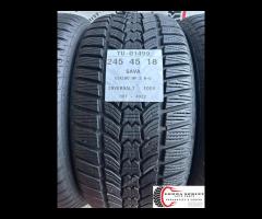 4 PNEUMATICI 245/45 R18 SAVA INVERNALI SEMINUOVE - 2