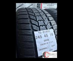 4 PNEUMATICI 245/45 R18 SAVA INVERNALI SEMINUOVE - 9