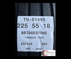 4 PNEUMATICI 225/55 R18 BRIDGESTONE ESTIVE 75% - 10