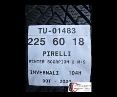 4 PNEUMATICI 225/60 R18 PIRELLI INVERNALI 75% - 10