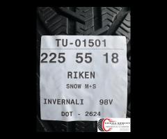 4 PNEUMATICI 225/55 R18 RIKEN INVERNALI 90% - 11