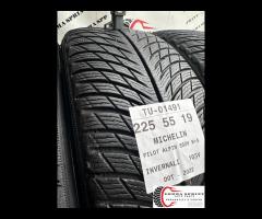 4 PNEUMATICI 225/55 R19 MICHELIN INVERNALI 75% - 8