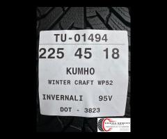 4 PNEUMATICI 225/45 R18 KUMHO INVERNALI - 11