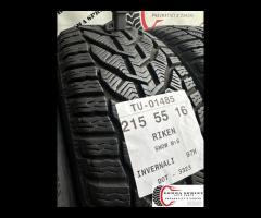 4 PNEUMATICI 215/55 R16 RIKEN INVERNALI SEMINUOVE - 8