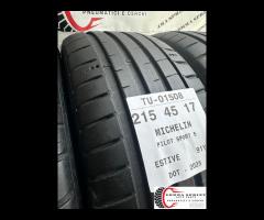 4 PNEUMATICI 215/45 R17 MICHELIN ESTIVE 75% - 8