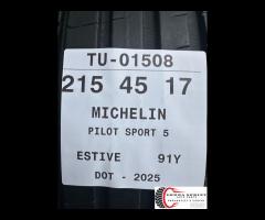 4 PNEUMATICI 215/45 R17 MICHELIN ESTIVE 75% - 10