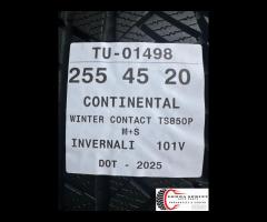 4 PNEUMATICI 255/45 R20 CONTINENTAL INVERNALI KM0 - 11