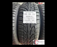 4 PNEUMATICI 195/55 R16 UNIROYAL 4 STAGIONI