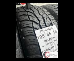 4 PNEUMATICI 195/55 R16 UNIROYAL 4 STAGIONI - 10