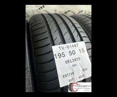 4 PNEUMATICI 195/50 R15 DELINTE ESTIVE - 9