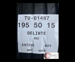 4 PNEUMATICI 195/50 R15 DELINTE ESTIVE - 11