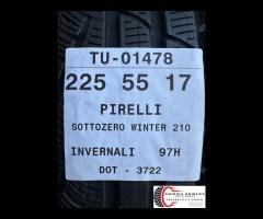 4 PNEUMATICI 225/55 R17 PIRELLI INVERNALI 75% - 10