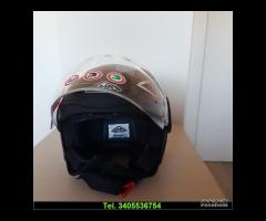 NUOVO CASCO JET KY-111 NUOVO NERO OPACO - 5