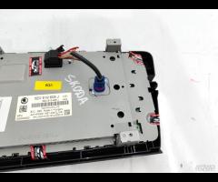PANNELLO CONTROLLO RADIO NAVIGATORE DISPLAY SKODA - 12