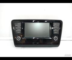 PANNELLO CONTROLLO RADIO NAVIGATORE DISPLAY SKODA - 22