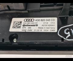 PANNELLO COMANDO CLIMA RISCALDAMENTO AUDI A7 2016 - 10