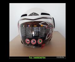 CASCO JET BIANCO OMOLOGATO PRONTA CONSEGNA - 3