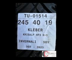 4 PNEUMATICI 245/40 R19 KLEBER INVERNALI SEMINUOVE - 10