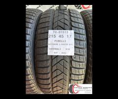4 PNEUMATICI 215/45 R17 PIRELLI INVERNALI - 2