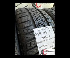 4 PNEUMATICI 215/45 R17 PIRELLI INVERNALI - 9