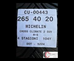 2 PNEUMATICI 265/45 R20 MICHELIN 4 STAGIONI
