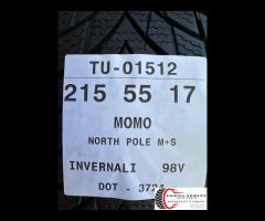 4 PNEUMATICI 215/55 R17 MOMO INVERNALI 80% - 10