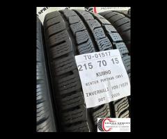 4 PNEUMATICI 215/70 R15C KUMHO INVERNALI - 9