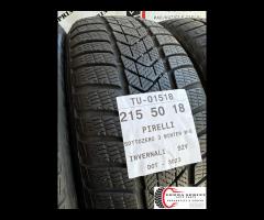 4 PNEUMATICI 215/50 R18 PIRELLI INVERNALI - 9