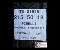 4 PNEUMATICI 215/50 R18 PIRELLI INVERNALI - 11