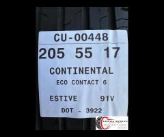 2 PNEUMATICI 205/55 R17 CONTINENTAL ESTIVE