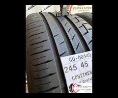 2 PNEUMATICI 245/45 R19 CONTINENTAL ESTIVE 75%