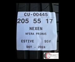 2 PNEUMATICI 205/55 R17 NEXEN ESTIVE 75%