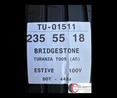 4 PNEUMATICI 235/55 R18 BRIDGESTONE ESTIVE - 11