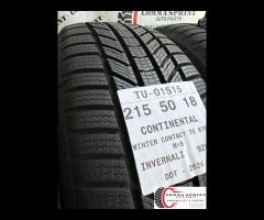 4 PNEUMATICI 215/50 R18 CONTINENTAL INVERNALI KM0 - 7