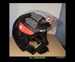 NUOVO CASCO JET COLORE NERO OPACO OMOLOGATO - 1