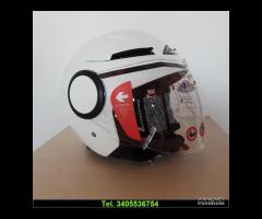 CASCO JET BIANCO OMOLOGATO PRONTA CONSEGNA - 2