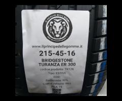 2 GOMME 215 45 16 BRIDGESTONE A74126