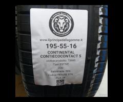 2 GOMME 195 55 16 CONTINENTAL A73985