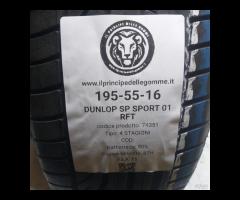 2 GOMME 195 55 16 DUNLOP A74351